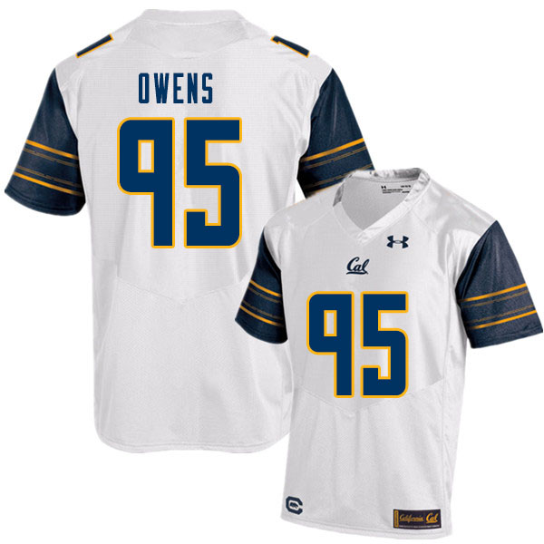 Men #95 Miles Owens Cal Bears College Football Jerseys Sale-White